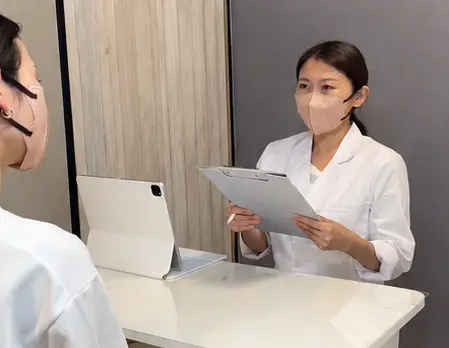 カウンセリングを行う様子